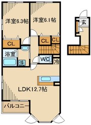 ラメールドゥの物件間取画像